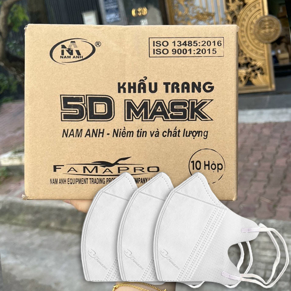 5D Quai chun Famapro Hộp 100 cái - Màu trắng