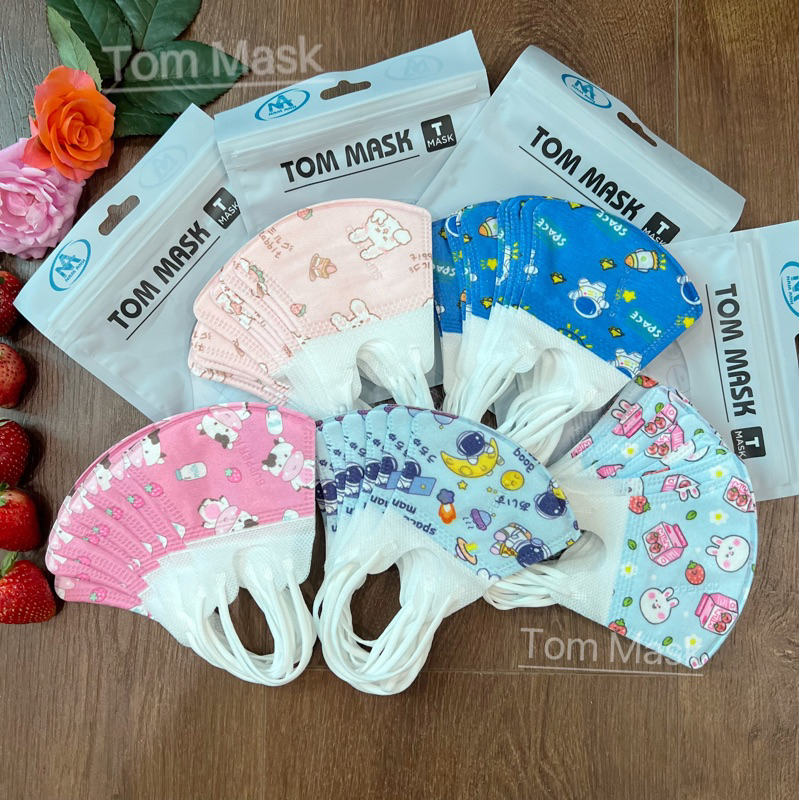 5D baby quai chun TOM MASK  mix nhiều hình - Hộp 10 bịch / 100 Cái